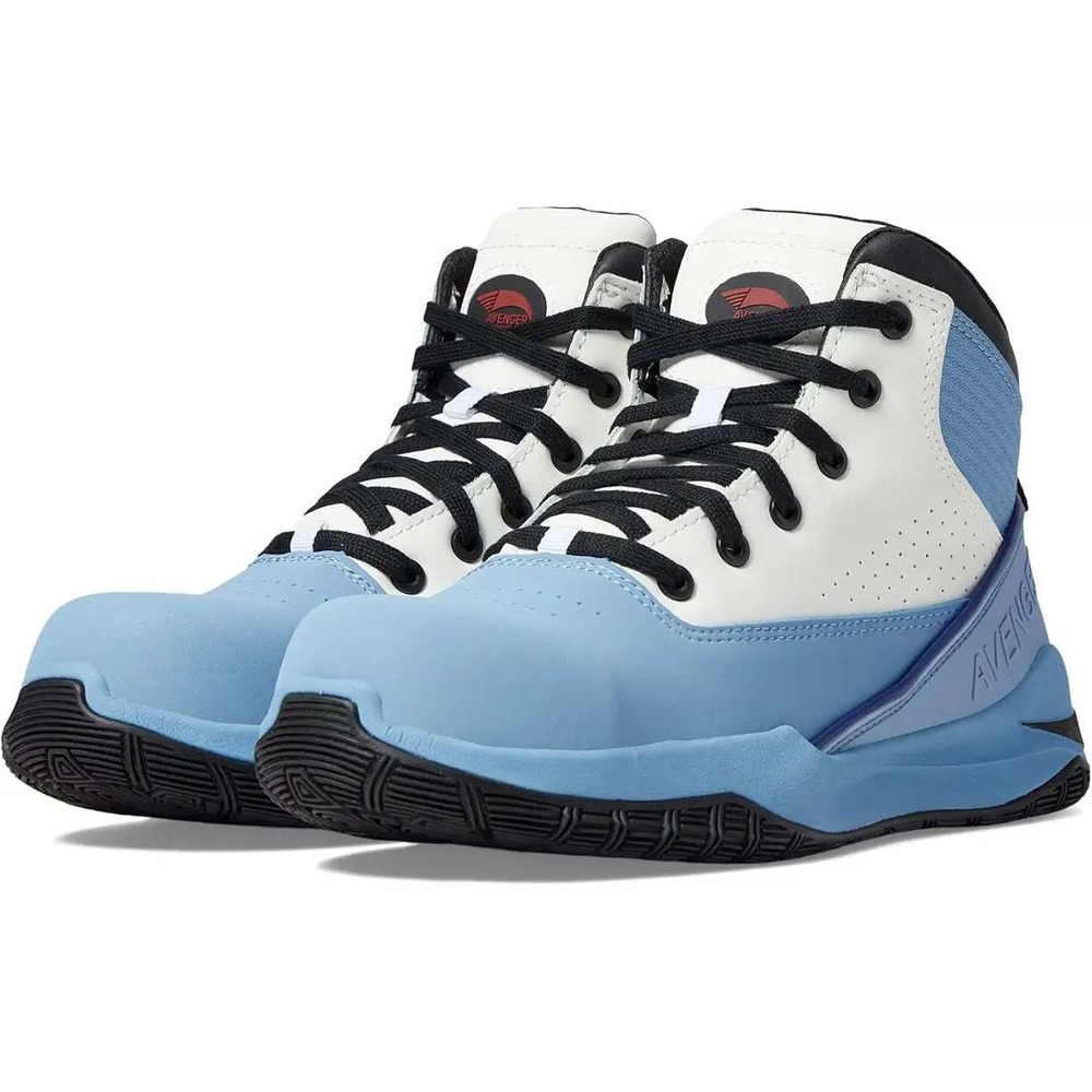 Avenger Men's A801 Reaction Mid Work‎ Boots Composite Toe Blue Size 9.5